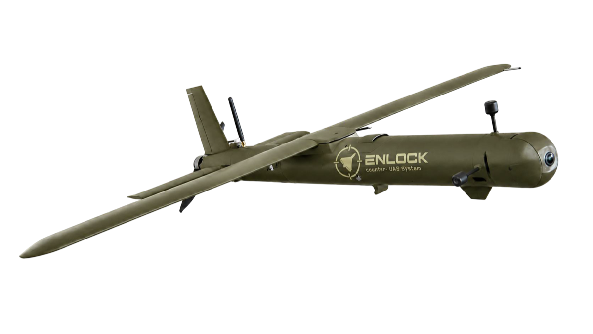 ENLOCK fixed-wing interceptor UAV